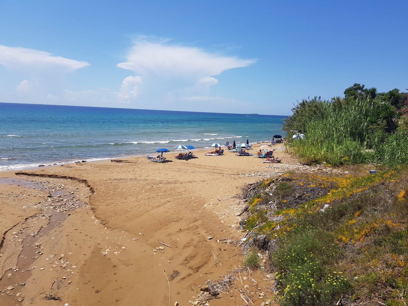 Foto di Agios Georgios beach e il suo bellissimo paesaggio
