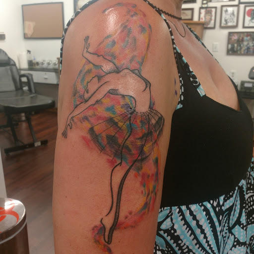 Explore halloween themed tattoo ideas, creative tattoo ideas in Cedar Springs, available at Americas Renegade Tattoo Society