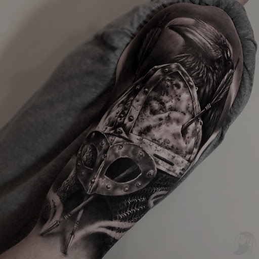Explore daredevil tattoo ideas, creative tattoo ideas in Norcross, available at JP Alfonso Studios