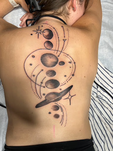 Explore ideas for tattoo sleeve theme, creative tattoo ideas in Buffalo, available at True Gloom Tattoo Studio