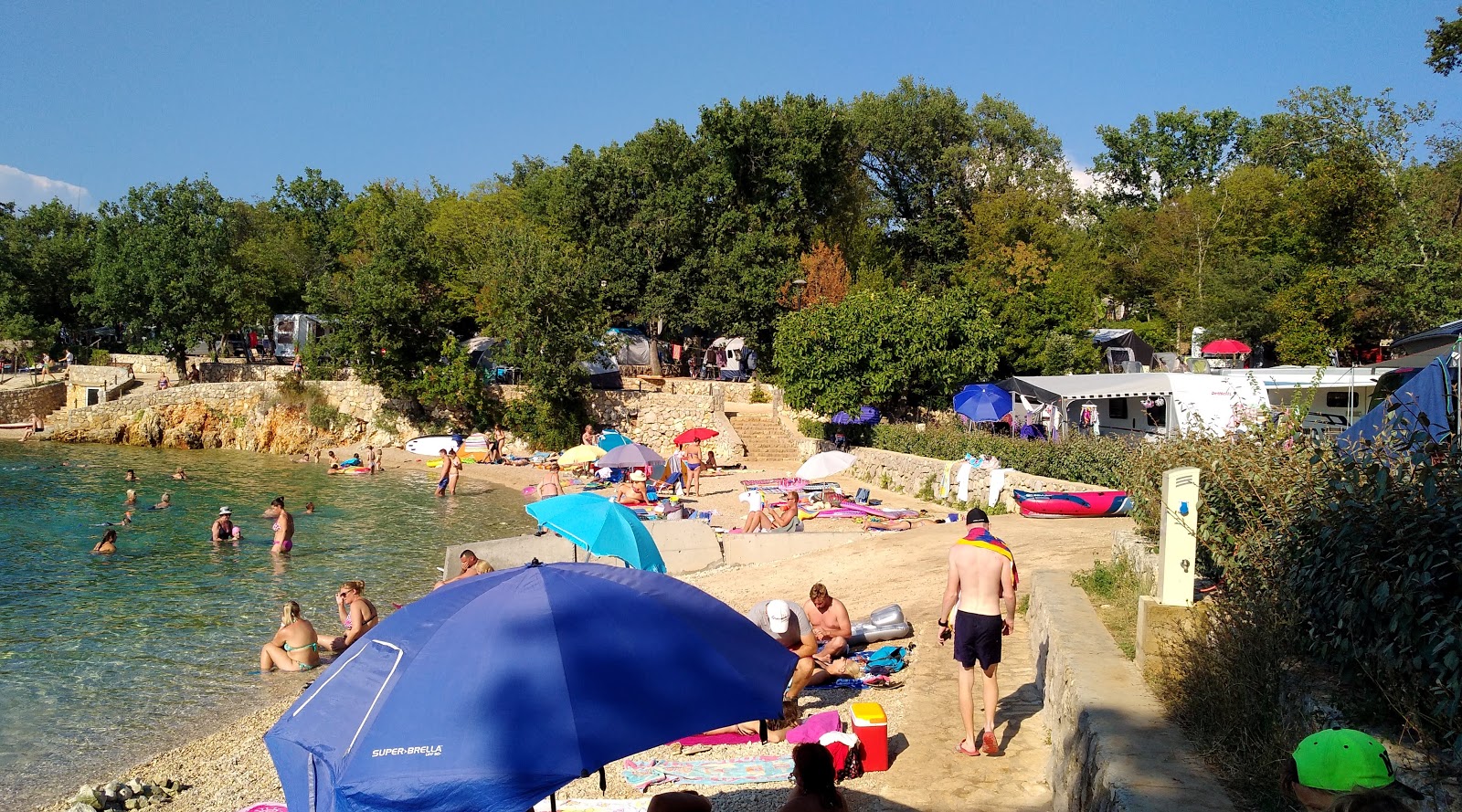 Photo of Glavotok camp beach amenities area