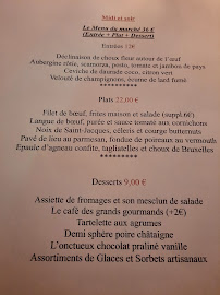 Menu du La Table du Terroir à Viry-Châtillon