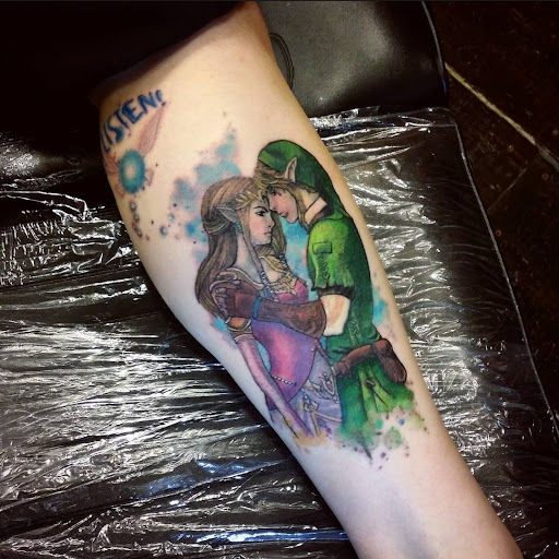 Explore head tattoo ideas for men, creative tattoo ideas in Benton, available at Spectrum Tattoo