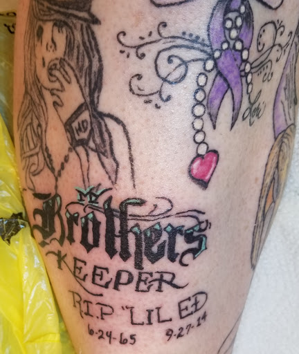 Explore heart surgery tattoo ideas, creative tattoo ideas in Davis, available at SIX GUN SOUND TATTOO