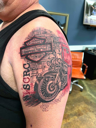 Explore mother tattoo ideas for men, creative tattoo ideas in Indianapolis, available at Revved Up Tattoos