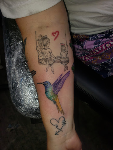 Explore tree tattoo sleeve ideas, creative tattoo ideas in Linn Creek, available at Hillard Skillard Tattoos, LLC.