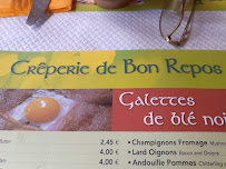 Un Rayon de Blé Noir - Crêperie de Bon Repos à Bon Repos sur Blavet menu