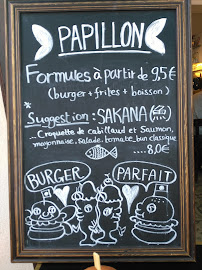 Papillon Japan Street - Mouffetard à Paris menu