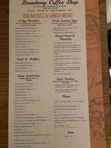 Restaurant «Broadway Coffee Shop», reviews and photos, 125 Broadway, Newburgh, NY 12550, USA