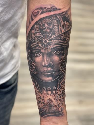 Explore mechanic tattoo ideas, creative tattoo ideas in Junction City, available at Junction City Tattoo