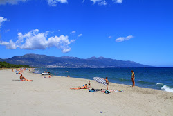 Photo de Plage de Borgo avec rivage droit, long