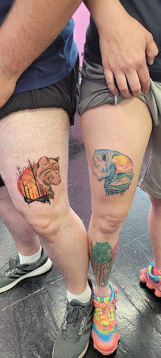 Explore shoulder cap tattoo ideas, creative tattoo ideas in Barberton, available at Magic City Tattoo Company