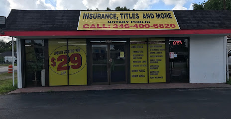 INSURANCE, TITLES AND MORE