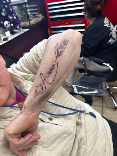 Explore nautical tattoo sleeve ideas, creative tattoo ideas in Odessa, available at Evil Ink Tattoo