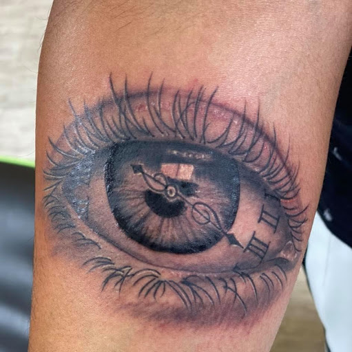 Explore blessed neck tattoo ideas, creative tattoo ideas in Plainfield, available at Tattoo Warehouse AND Body Piercings