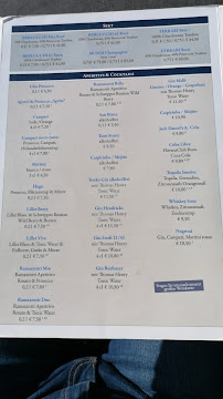 Menu du Keller-Werft Gastronomie à Überlingen