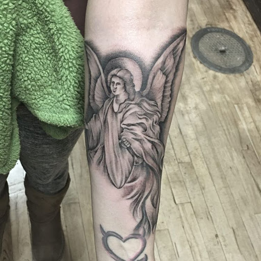 Explore word tattoo ideas for guys, creative tattoo ideas in Stockton, available at Stockton Tattoo & Piercing