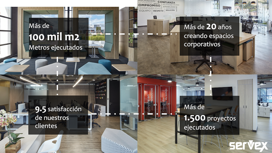 Servex Colombia - Diseño Interior de Espacios Corporativos