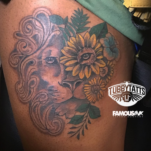 Explore men bicep tattoo ideas, creative tattoo ideas in Hammond, available at Famous Ink, Inc.