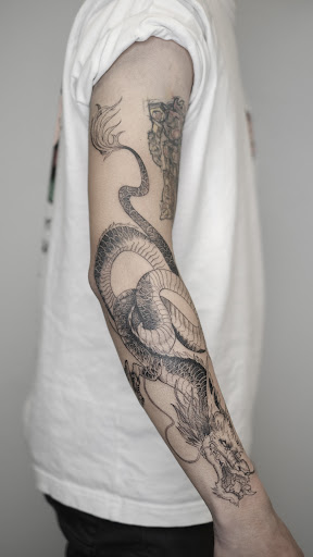 Explore chicago tattoo ideas, creative tattoo ideas in Garland, available at Infamous Art Studio