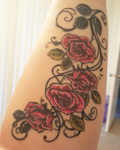 Explore solar eclipse tattoo ideas, creative tattoo ideas in Beverly Hills, available at R-N-R Custom Tattoos