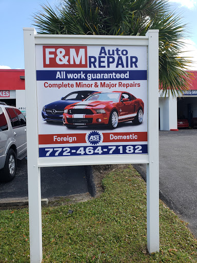 Auto Repair Shop «F & M Auto Repair», reviews and photos, 6810 Heritage Dr, Port St Lucie, FL 34952, USA