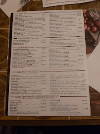 Restaurant de fondues Pain Vin Fromages à Paris (le menu)