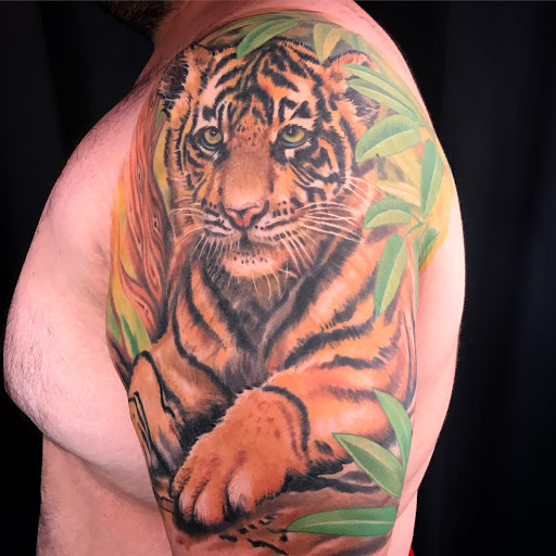 Explore i am the storm tattoo ideas, creative tattoo ideas in San Diego, available at Bearcat Tattoo Gallery