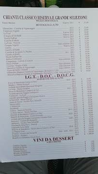 Ristorante Oltre Il Giardino à Panzano menu