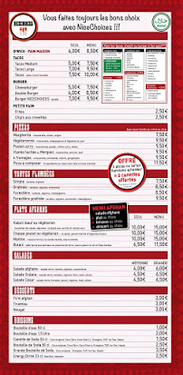 Restaurant afghan NICE CHOICES à Strasbourg - menu / carte