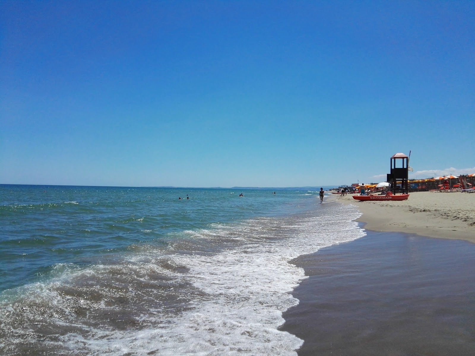 Fotografija Catania beach II z fino rjavi pesek površino