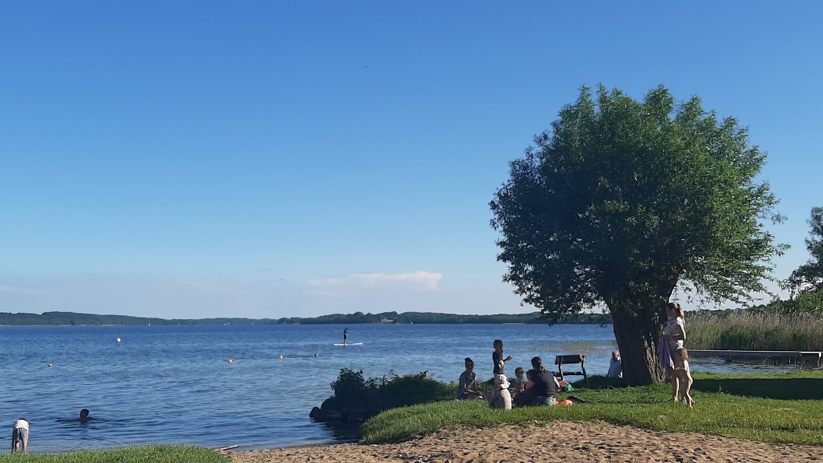 Fotografija Badestelle Gross Sarau z trava površino