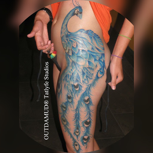 Explore heron tattoo ideas, creative tattoo ideas in Savannah, available at Tatlyfe Studios