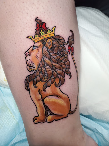 Explore cool christian tattoo ideas, creative tattoo ideas in Tea, available at Red Arbor Tattoo