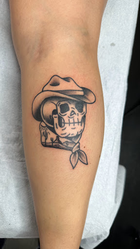 Explore lady thigh tattoo ideas, creative tattoo ideas in Jamul, available at Outdoor Traditions Tattoo