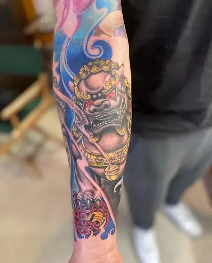 Explore never give up tattoo ideas, creative tattoo ideas in Ambler, available at Tattoo GalaxyAmbler Piercing & Custom Tattoos
