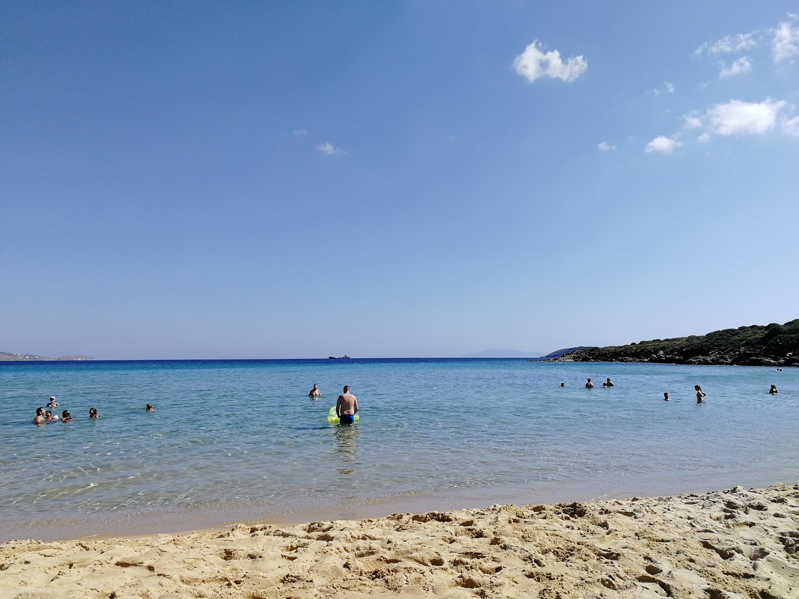 Photo of Ag. Petros beach amenities area