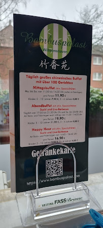 China Restaurant Bambuspalast à Wilhelmshaven menu