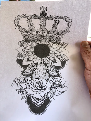 Explore compass tattoo cover up ideas, creative tattoo ideas in Okeechobee, available at Muck City Tattoos & Piercings
