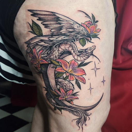 Explore car guy tattoos ideas, creative tattoo ideas in Augusta, available at Mr. Tattoo