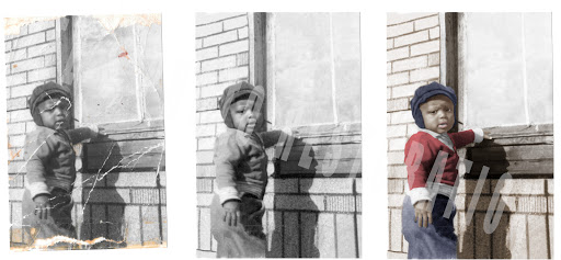 Miss Busy Bee Photo Restoration