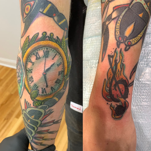 Explore rock lee tattoo ideas, creative tattoo ideas in Kansas City, available at Golden Stag Tattoo and Gallery