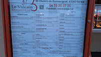 Menu / carte de La Boucherie à Gerzat