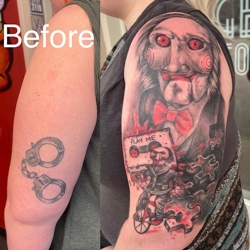 Find top surgery tattoo ideas for your next unique tattoo in Mount Pleasant at Bryan Briggs Iron Tiger Tattoos