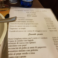 Restaurant spécialisé dans la cuisine du Piémont Nuova Trattoria Asmara à Alessandria (la carte)