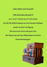 Restaurant Michelangelo à Rothenburg ob der Tauber menu