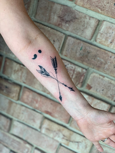 Explore hand finger tattoo ideas, creative tattoo ideas in Tallmadge, available at Killjoy tattoo