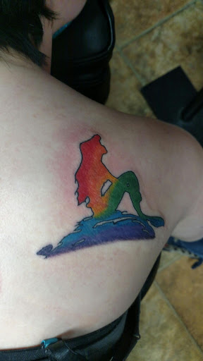 Explore blue crab tattoo ideas, creative tattoo ideas in Peoria, available at Im No Angel Tattoos