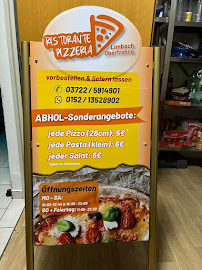 Menu du Ristorante Pizzeria Limbach à Limbach-Oberfrohna