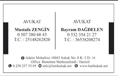Av. Mustafa Zengin ve Av. Bayram Dağdelen